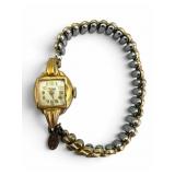 Benrus 14K Bezeled Ladies Watch