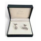 David Donahue Sterling Golf Cufflinks