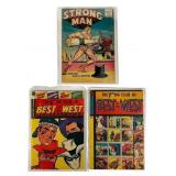Strong Man #1 & Best of the West #6 & #7 (1952-55)
