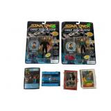 Star Trek DS9 Figures & Card Sets Lot
