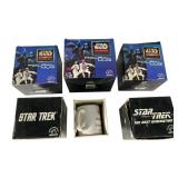 Star Wars & Star Trek Figural Mug Collection
