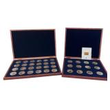 American Mint MAGA Movement 24K Gold Plated Medals