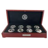 Bradford Exchange Race to Moon 8-Coin Proof Set