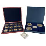 Set 16 American Mint US Presidential Medals