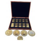 24K Gold Layered Million Dollar Ingots & Rounds