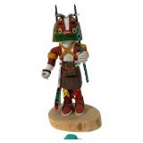 Hubert Lewis Signed Hopi Badger Honan Kachina Doll