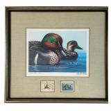 Ken Michaelsen 1979 Duck Stamp Print w/ Remarque