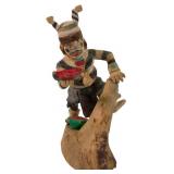 Marlan Huma Hopi Wood Kashari Glutton Kachina Doll