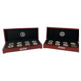 Pair Bradford Exchange D-Day & Sept 11 Proof Coins