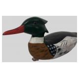 Malcolm G. Robinson Jr. Merganser Decoy