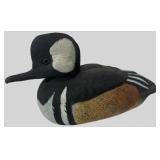 R. C. Cassavay Hooded Merganser Drake Decoy