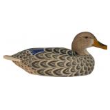 Justin Gilbert Carved Wood Hen Mallard Decoy 2003