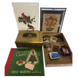 Fred Waring Album, Nautical Metal Box & Curios