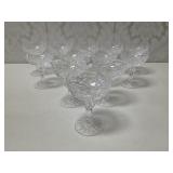 12 Waterford Donegal Champagne & Sherbet Glasses