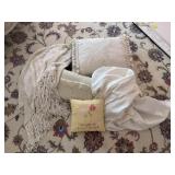 Hartwell House Throw Blanket & Lace Pillow Set