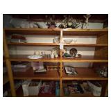 Porc., Flowers & Wine Shelf Lot