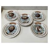 Set 8 Samson of Paris Balloon Plates & Borders