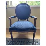 Ethan Allen Louis XVI Style Medallion Armchair