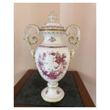 Herend Apponyi Purple Porcelain Urn & Cover