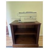 Canon PC-6RE Copier & Wood Storage Cabinet