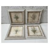 Carolyn Shores Wright 4 Botanical Prints & Verses