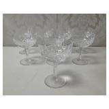 Spode Cut Crystal Champagne Coupes & Sherbet Set