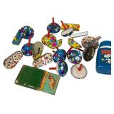 Ingraham Mantel Clock & Metal Toy Mfg Noisemakers