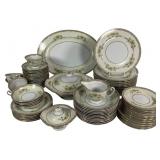 Royal Kikusui China Floral Porcelain Dinnerware