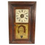 Seth Thomas Mahogany Veneer Ogee Mantel Clock
