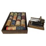 Columbia Type Q Cylinder Phonograph & Records