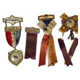 Emmaus Pennsylvania Ribbons & Badges w/ WWI & IOOF
