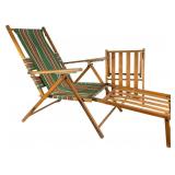 Telescope Folding Furniture Co. Striped Sling 1950