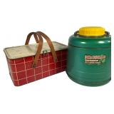 Poloron Woodland Jug & Golden Cookies Metal Tin