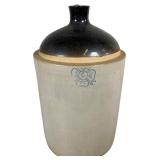 Lowell Stoneware Pottery Co. Two-Toned Cobalt Jug