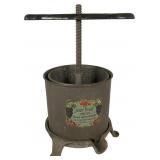 O.P. Schriver Juicy Fruit No. 2 Fruit & Lard Press