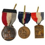 Trio WWI Allentown & Lehigh Victory Bronze Medals