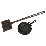 Abbott & Lawrence Cast Iron Hearts Waffle Iron