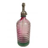 Lurdes Argentinian Amethyst & Green Soda Siphon