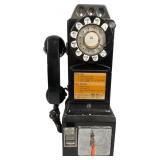 Vintage ITT Three-Slot Rotary Dial Payphone