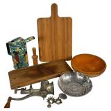 Universal Meat Grinder, Wood Slicer & Kitchenware