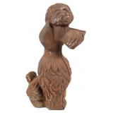 Seated Poodle Cast Iron Still Bank