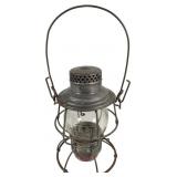 Adlake Reliable MCRR Lantern w/ Embossed Globe