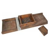 Primitive Wood Triple Blade Kraut Cutter w/ Box