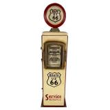 Modern Route 66 Gas Pump Style Storage Cabinet