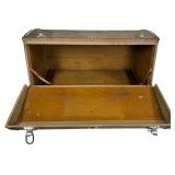 Mid-century wooden tool chest