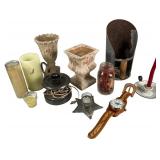 Elledge, AACA Logo, Urn Candles & Scoop, 1935