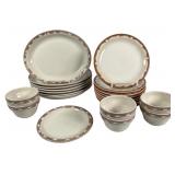 Syracuse & Buffalo Nutmeg & Brown Band Ware, 1971