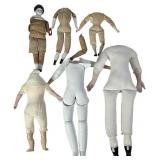 A Collection of Antique & Replacement Doll Bodies