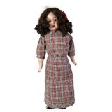 Antique Bisque Head Doll with J Mark & Kid Body