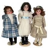 Three Antique Kley & Hahn & Heubach Koppelsdorf
